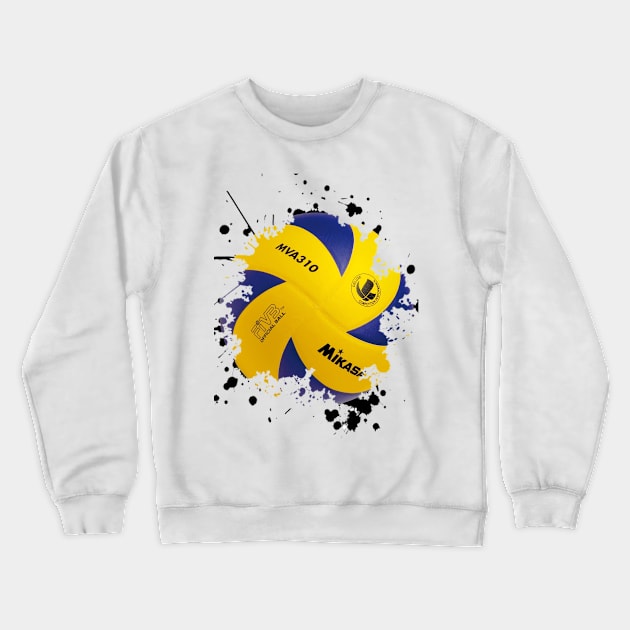 Volleyball time Crewneck Sweatshirt by Skymann